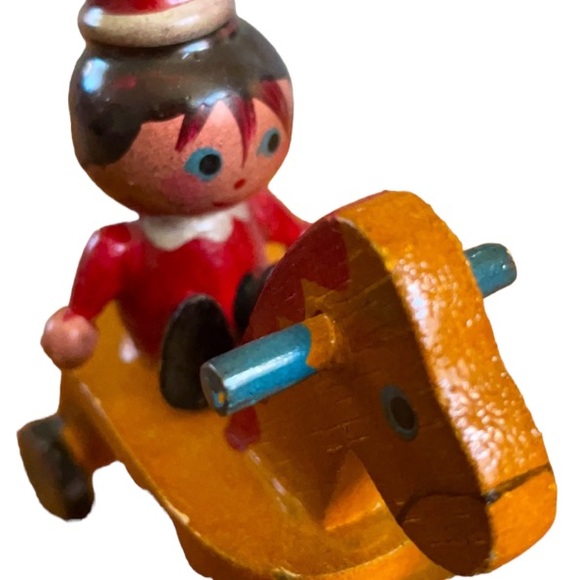 VINTAGE🎄Wooden Toys Christmas Ornament - Picture 1 of 5
